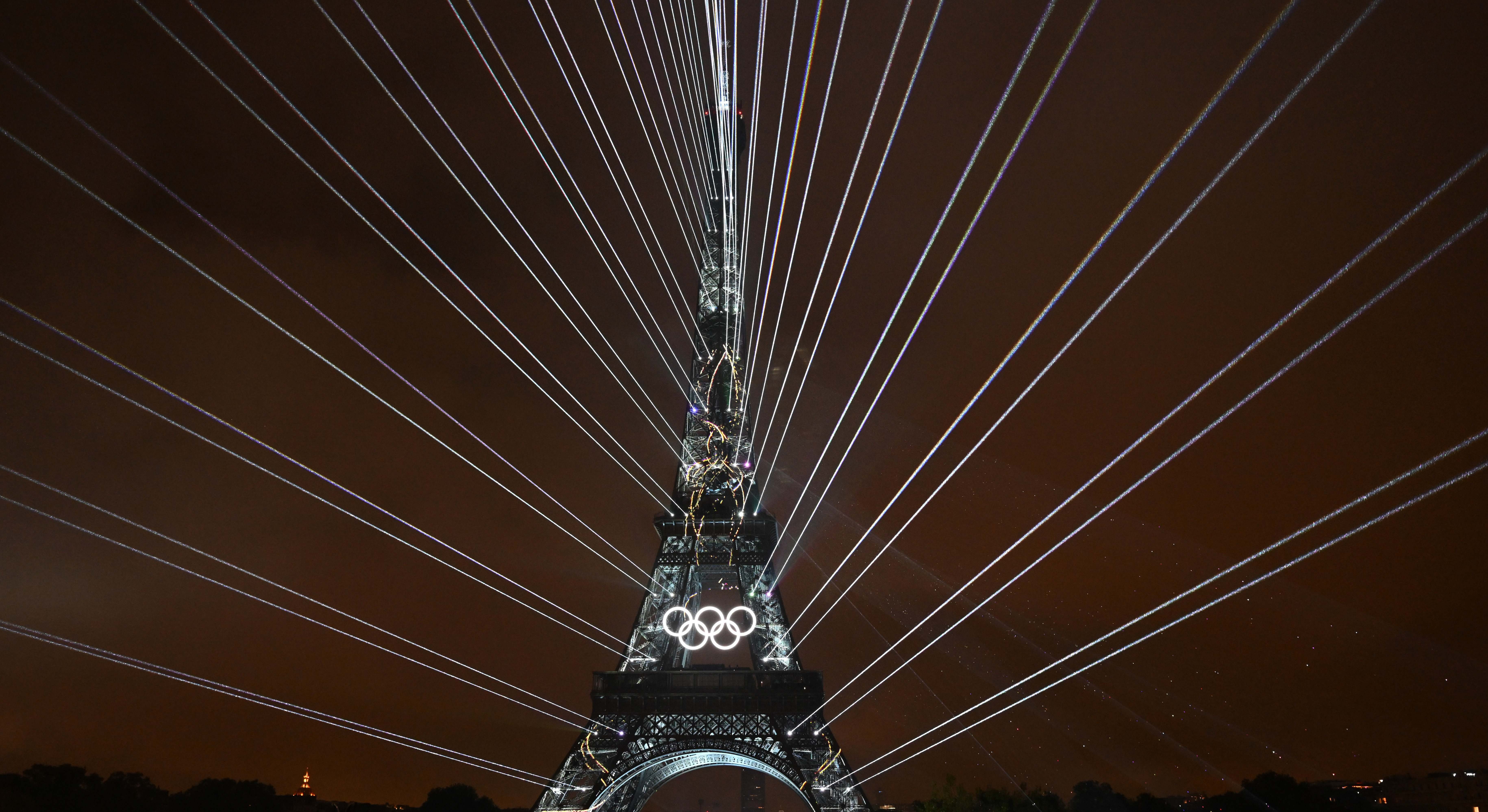 torre eiffel ceremonia apertura juegos olimpicos paris