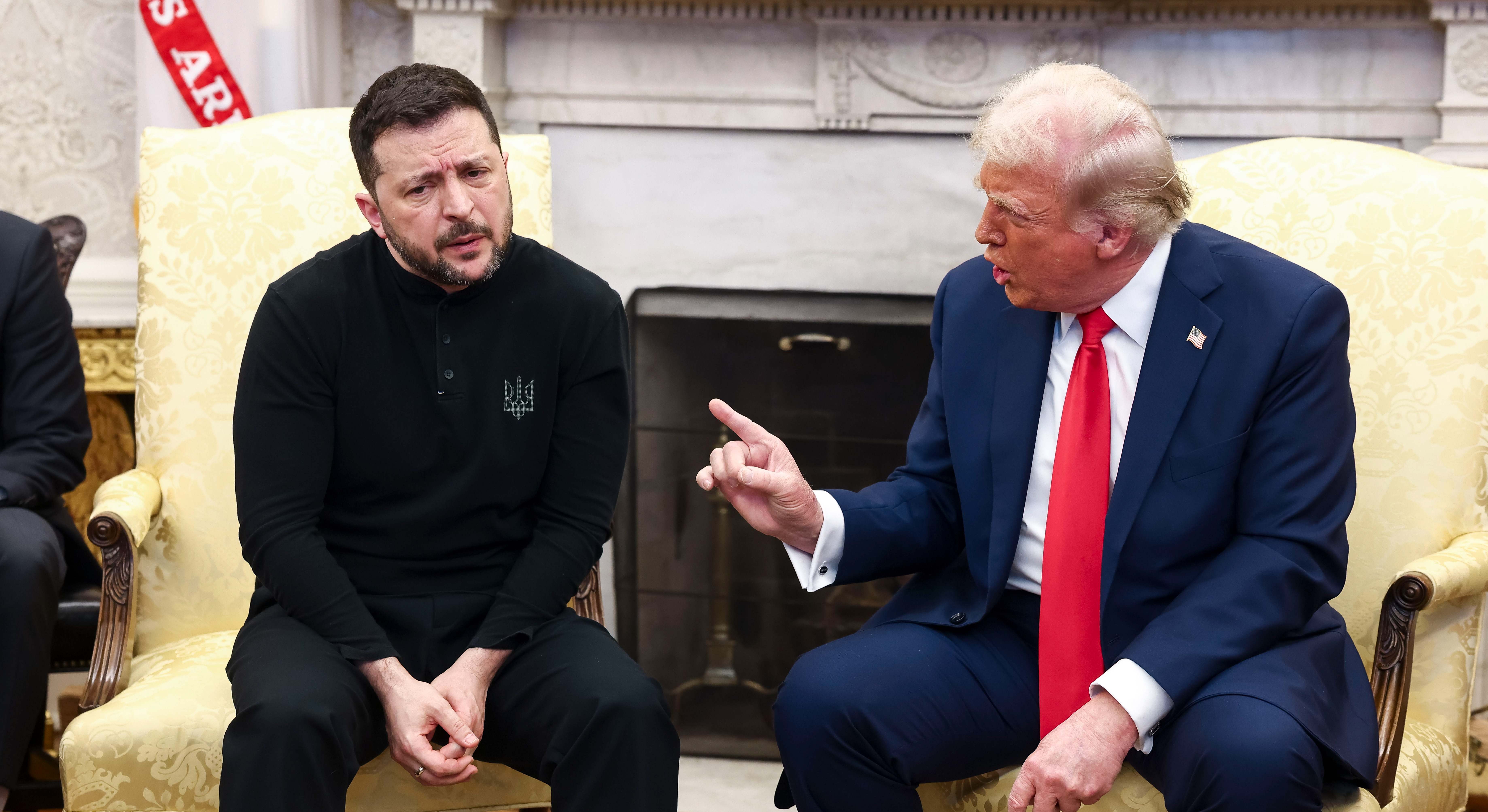Volodímir Zelenski y Donald Trump. / Foto: EFE.