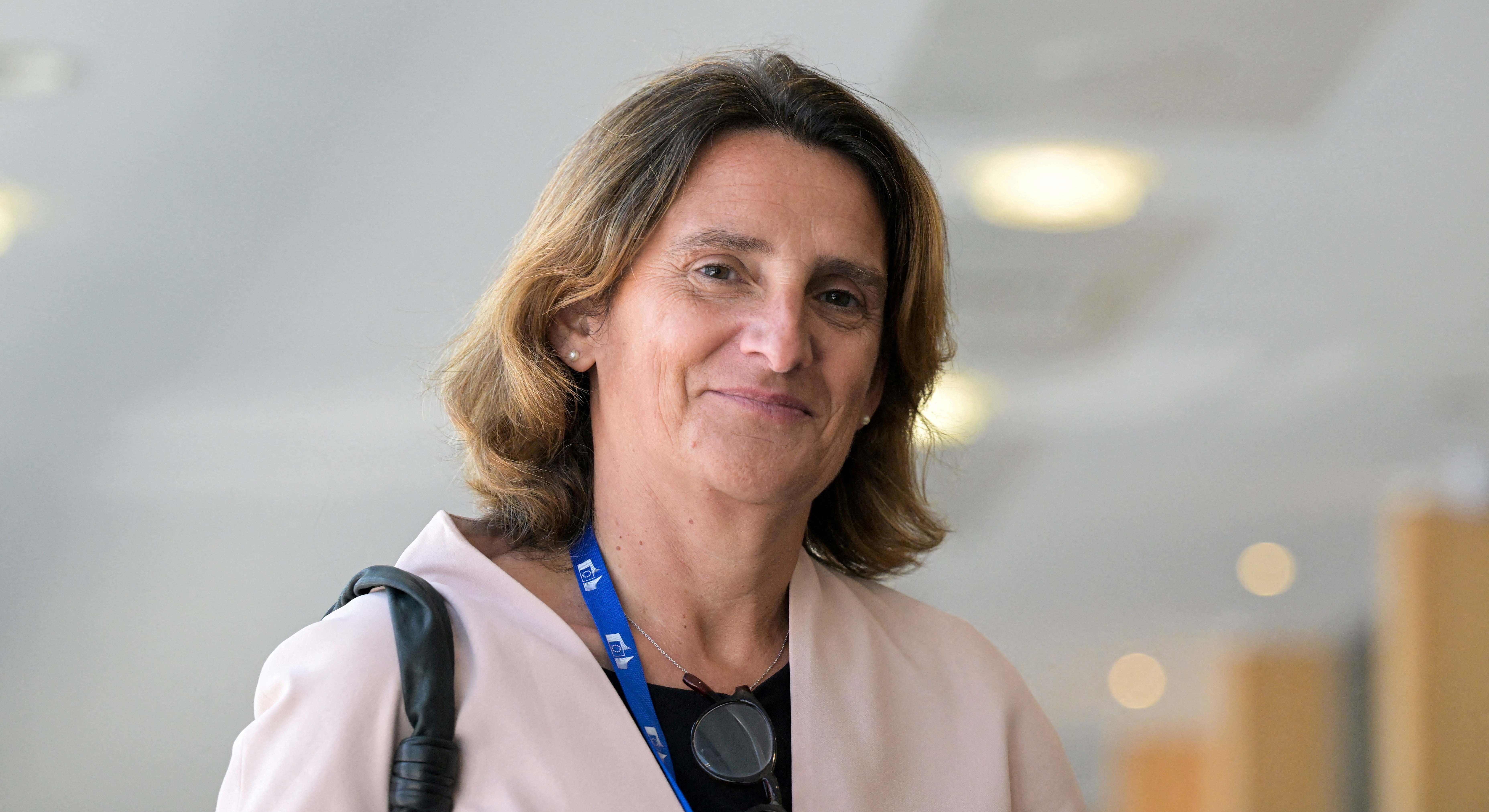 La aspirante a vicepresidenta comunitaria, Teresa Ribera