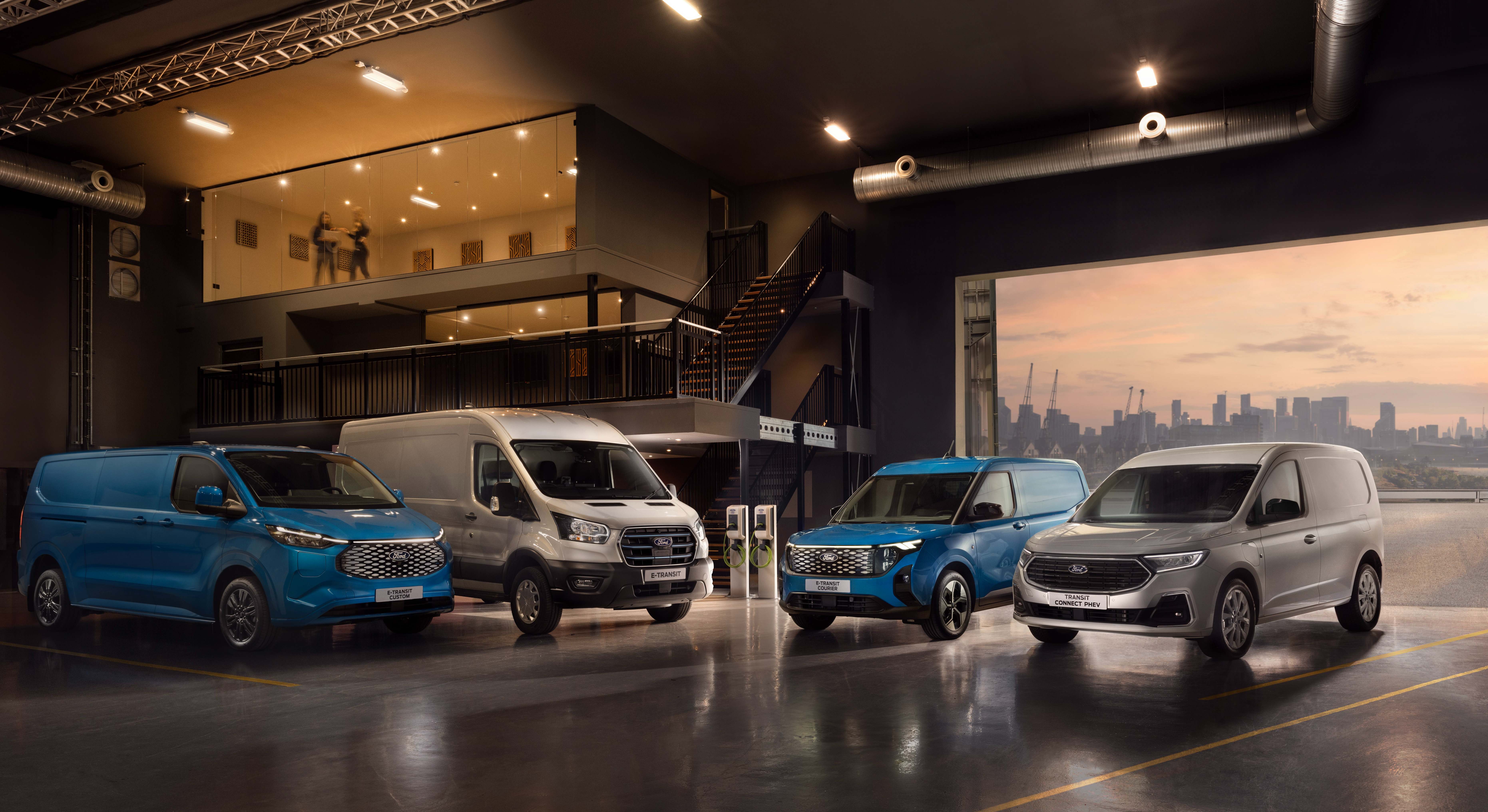 Gama Ford Transit electrificada