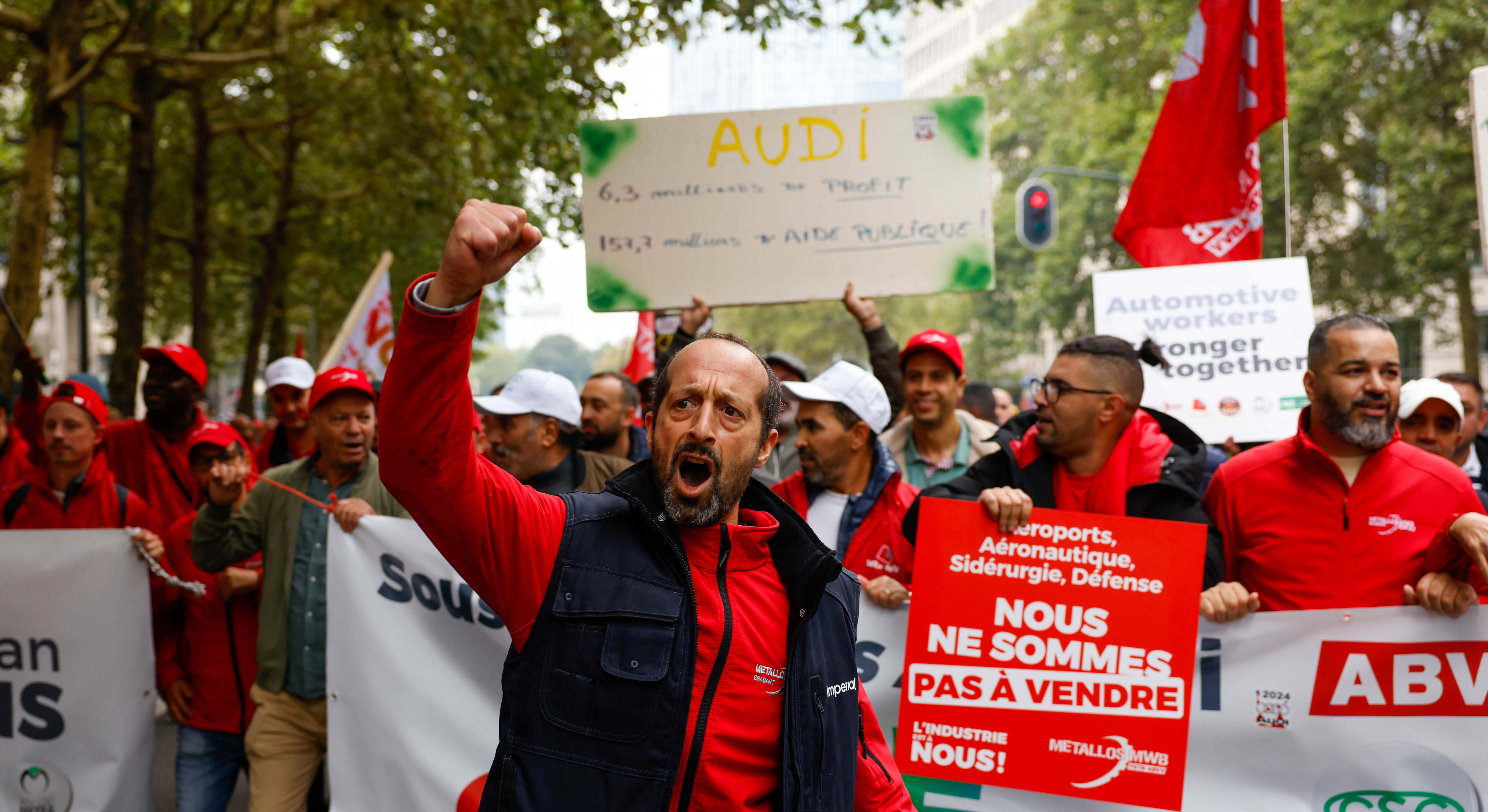 Manifestación en Bruselas