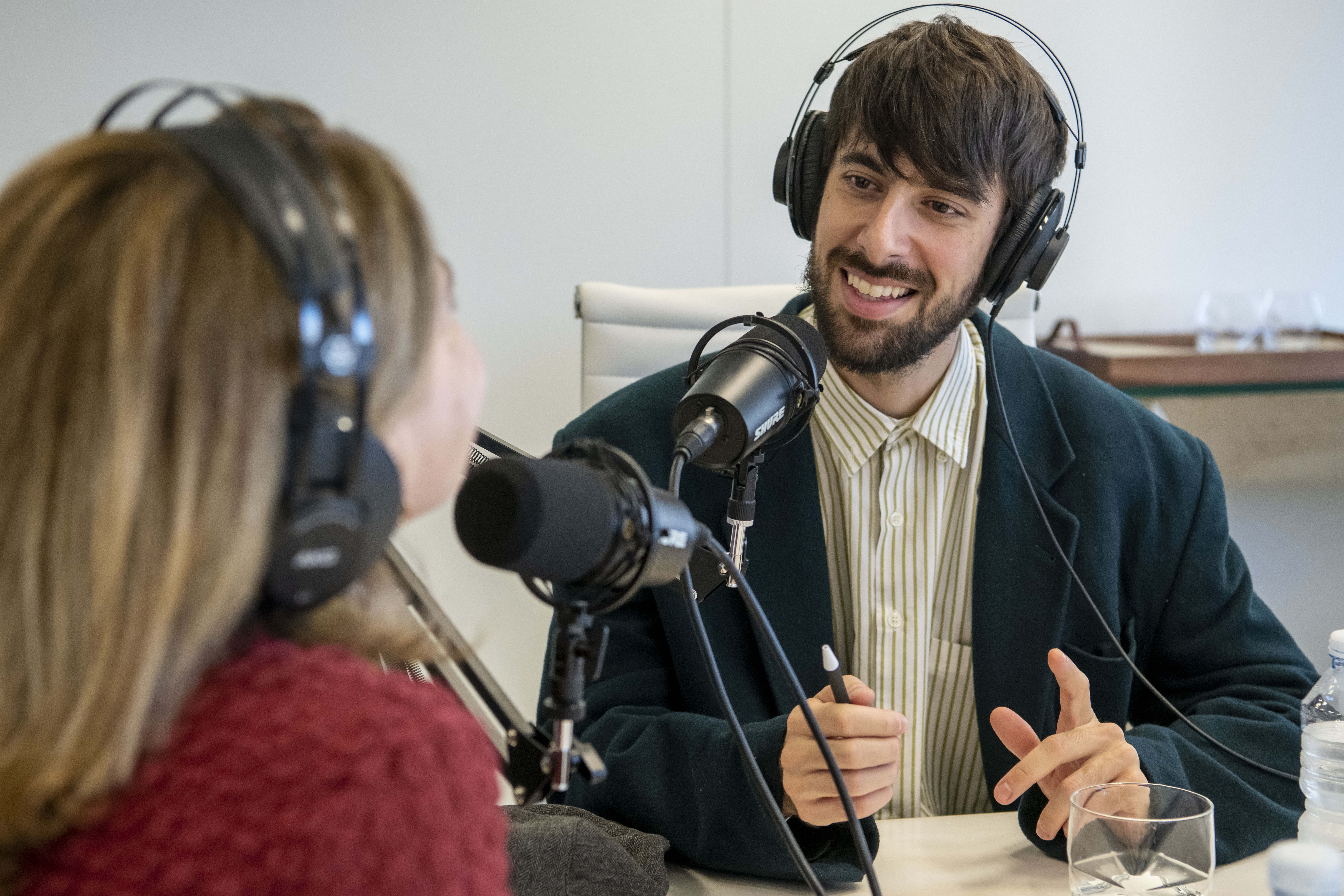 El autor David Uclés en el podcast de Fundación Mutua