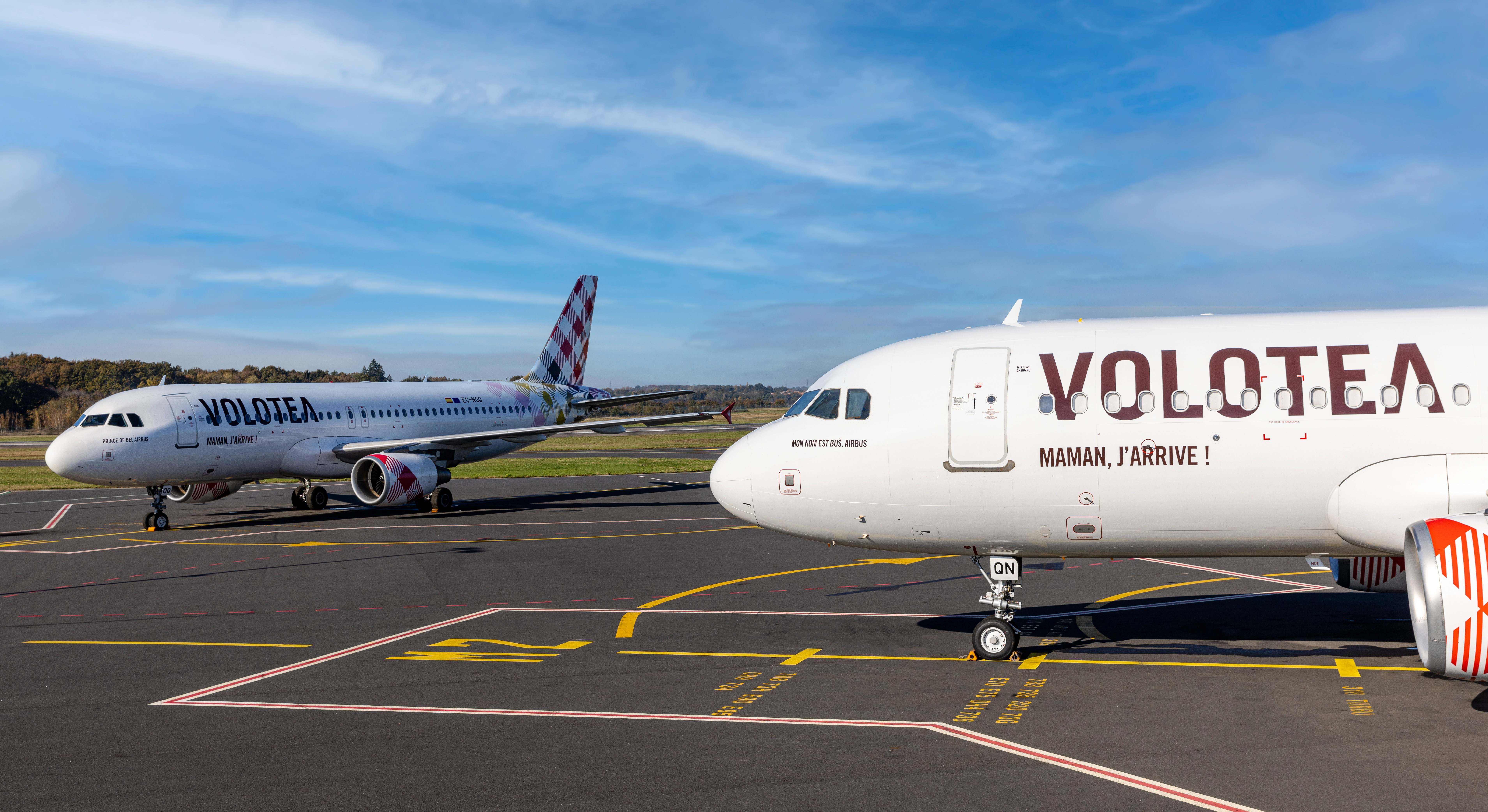 Aviones de Volotea.