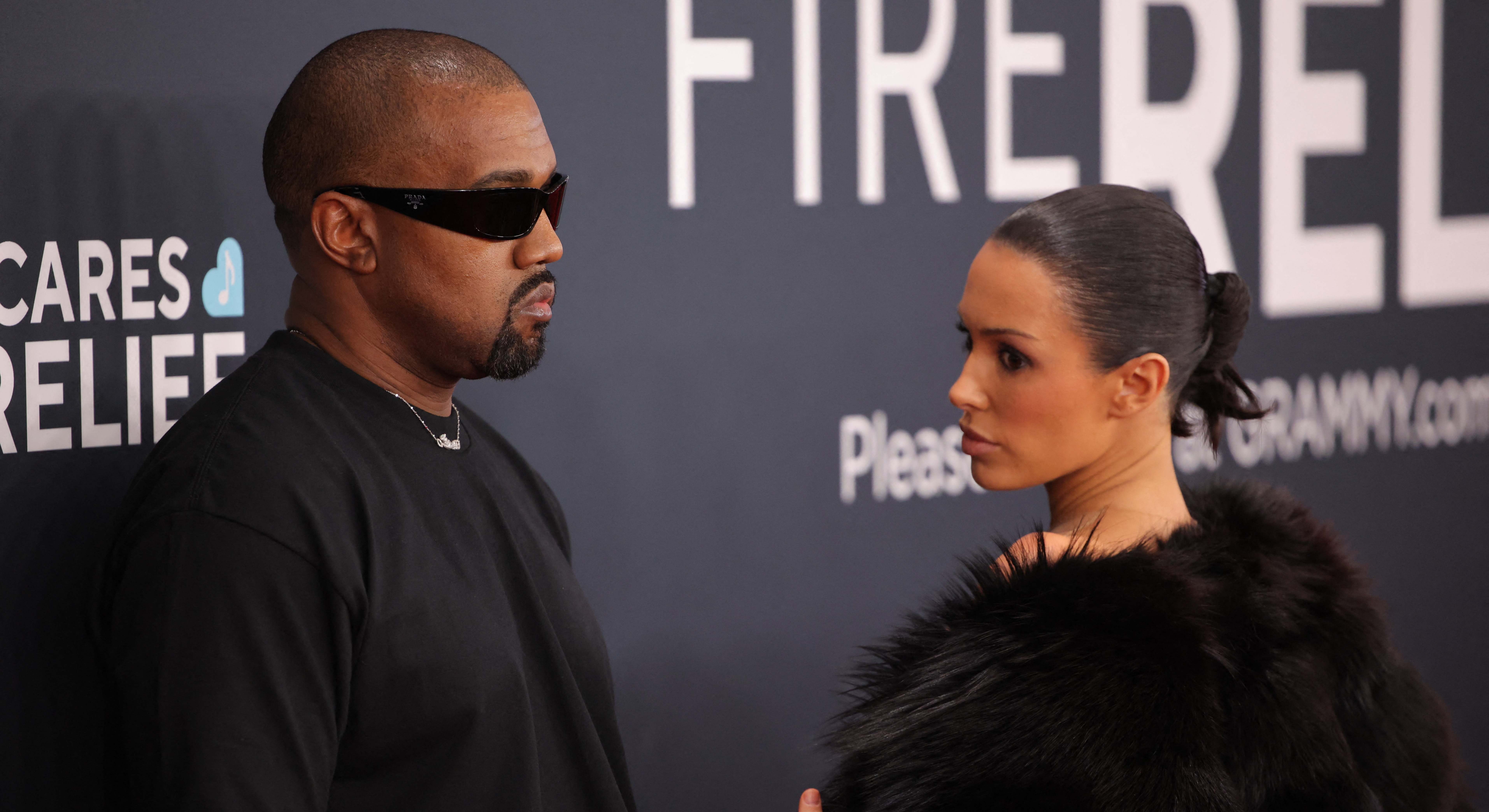 Kanye West y Bianca Censori
