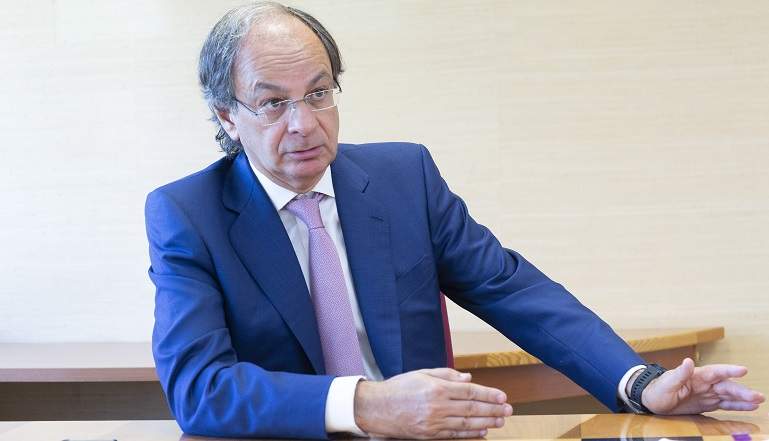 Pere Violas CEO de Inm Colonial en una entrevista en la sede de elEconomista en 2019