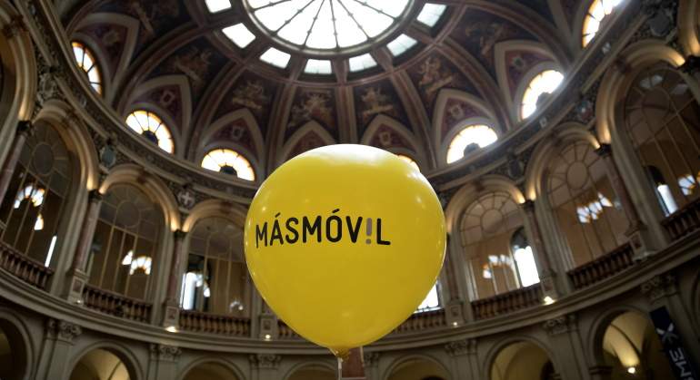Un globo de MsMvil en la salida a bolsa de la compaa