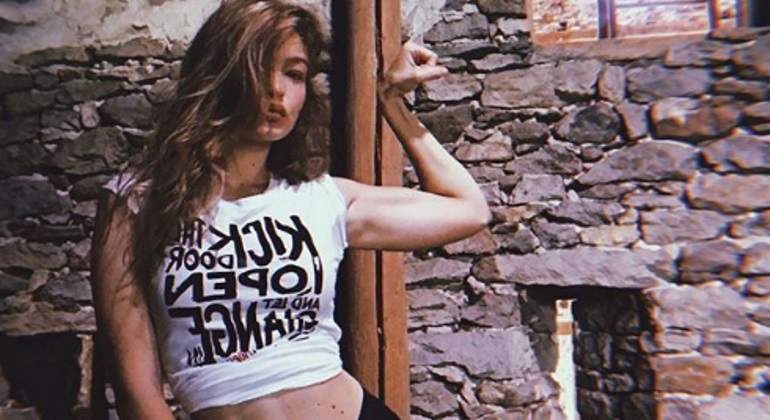 Gigi Hadid modela para Reebok
