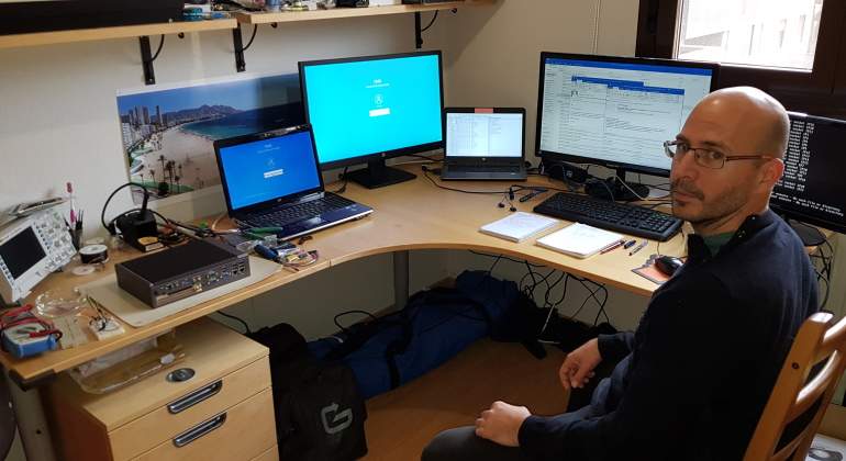 Ral Palencia Lpez trabajador de Indra en el rea de Sistemas de Control en Transportes