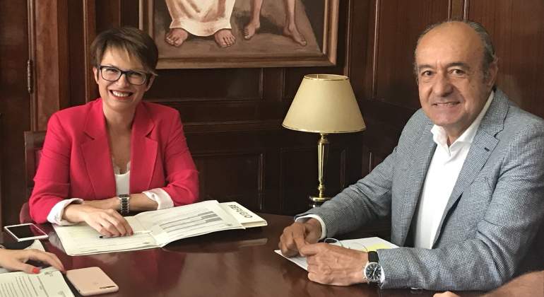 La consejera de Economa de Canarias Elena Mez