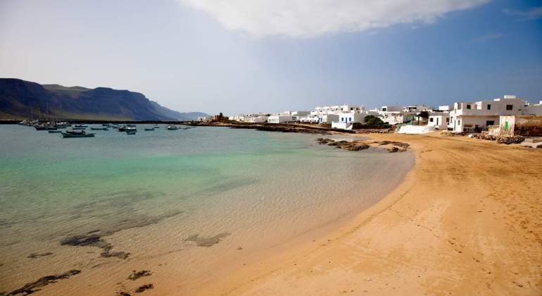 La isla de La Graciosa en Canarias