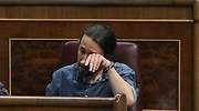 Pablo Iglesias llora en el Congreso al recordar las torturas de Billy el niño