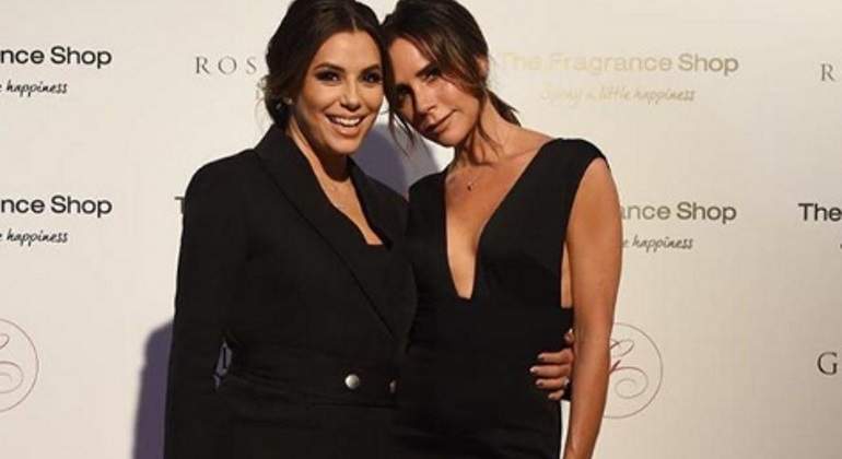 Eva Longoria y Victoria Beckham