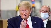 Una de las dos productoras de test de covid de EEUU desechará parte de su protección tras visitarles Trump sin mascarilla