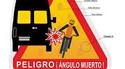 Así es la nueva señal de la DGT para avisar de los ángulos muertos a peatones, ciclistas y motos