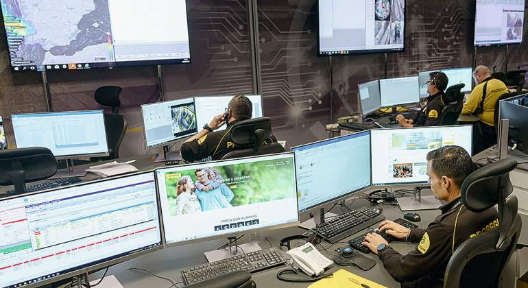 Centro de vigilancia de Prosegur