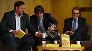 El retorno de los ases del procés: codazos entre Puigdemont, Mas y Junqueras para recuperar el primer plano