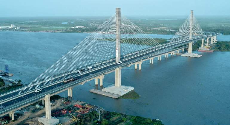 El Puente Pumarejo en Barranquilla Colombia