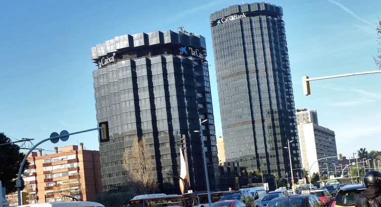 Sedes de la Caixa y CaixaBank en Barcelona