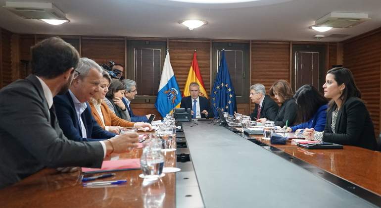 Reunin del ejecutivo de Canarias