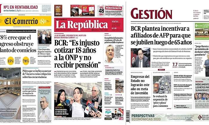 Revista de prensa del Per