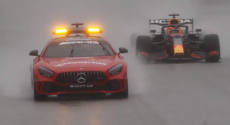 Verstappen safety car