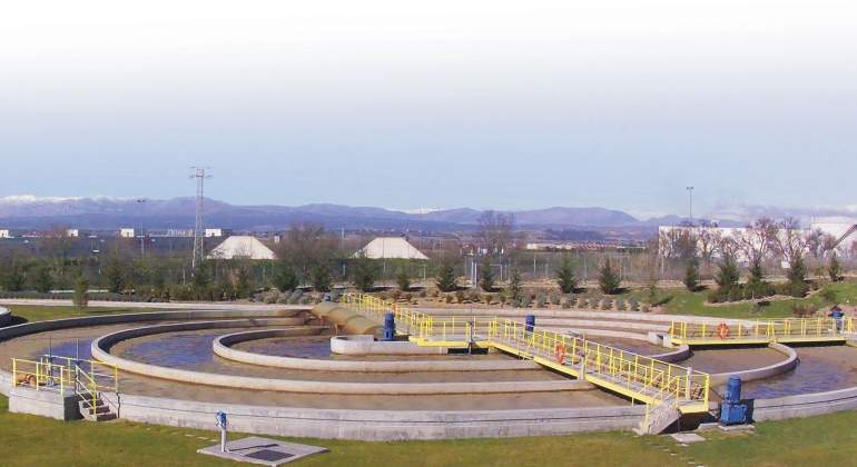 Estacin de depuracin de aguas residuales de Canal de Isabel II en Algete