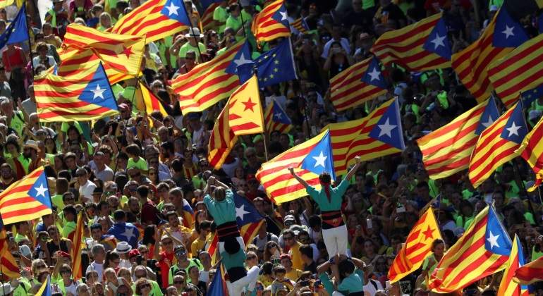 La Diada del sí toma las calles de Barcelona al grito de votaremos