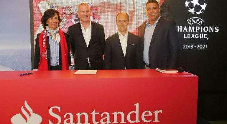 Santander juega en la Champions de los bancos