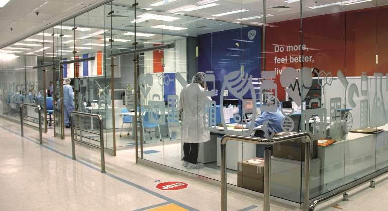 La fbrica de GSK en Aranda de Duero Burgos