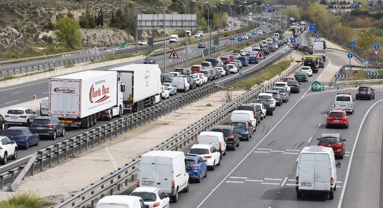 trafico-a3-madrid-atasco-europapress