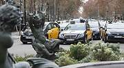 El paro de los taxistas lastra un 25% el comercio del centro de Barcelona