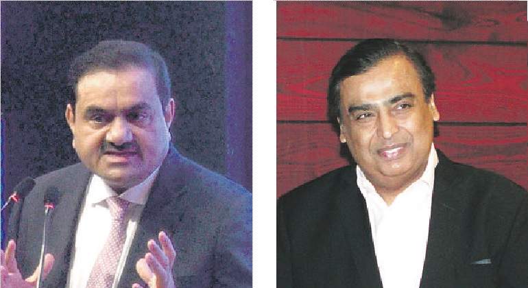 Gautam Adani y Mukesh Ambani