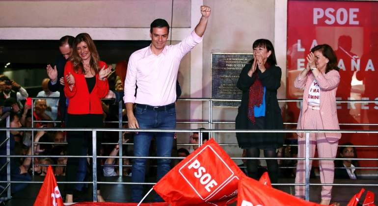 Pedro Snchez y su equipo