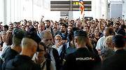El soberanismo colapsa los accesos al aeropuerto, pero no bloquea Cataluña