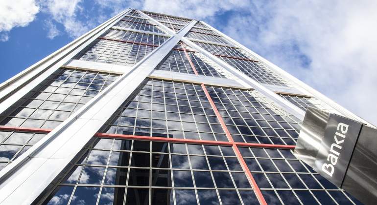 Sede de Bankia en una de las Torres Kio de Madrid
