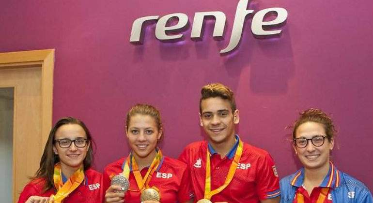 Renfe, el transporte oficial de los Juegos del Mediterráneo