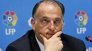 Tebas prevé sorpresas en la subasta de derechos de LaLiga: A lo mejor alguno de los que tanto habla sí puja