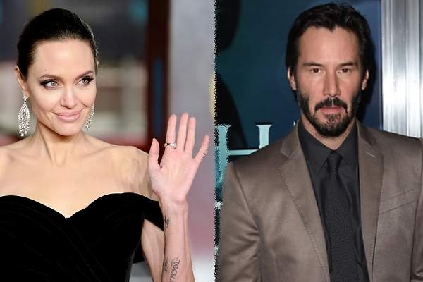Angelina Jolie y Keanu Reeves, la nueva pareja de Hollywood Angelina Jolie y Keanu Reeves, la nueva pareja de Hollywood