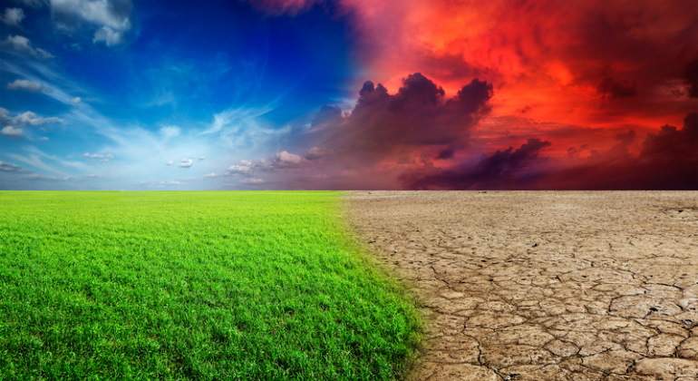 Imagen del cambio climtico como desertificacin