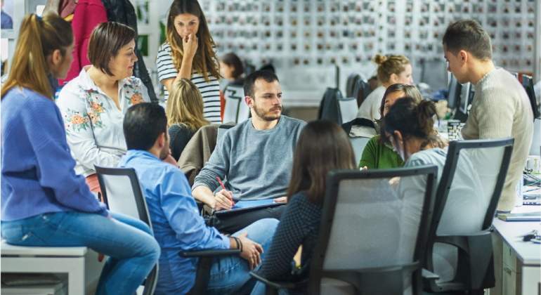 Reunin de trabajo en las oficinas de IPG Mediabrands