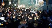 Los CDR detenidos ensayaron con teléfonos clandestinos en los disturbios contra el Consejo de Ministros de Barcelona el pasado
