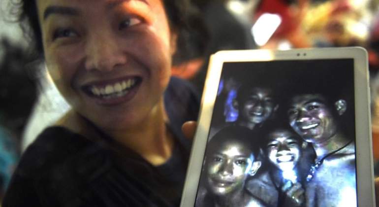 Los niños de la cueva en Tailandia han perdido una media de dos kilos