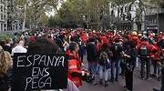 Una huelga general y un paro de país en protesta por la actuación policial el 1-O coinciden este martes en Cataluña