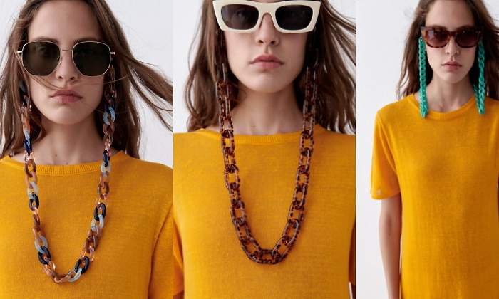 Cadenas para gafas zara deals