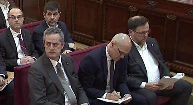 Junqueras hace un alegato político ante el Supremo mientras Forn dice que la DUI fue simbólica y el 1-O ilegal