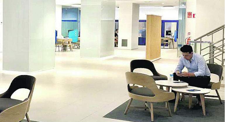 Una sucursal de BBVA