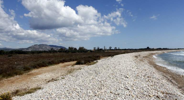 Playa virgen del PAI Doa Blanca Golf en Torreblanca GUILLERMO LUCAS