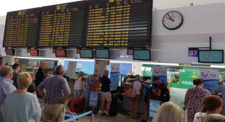 Un aeropuerto de Canarias