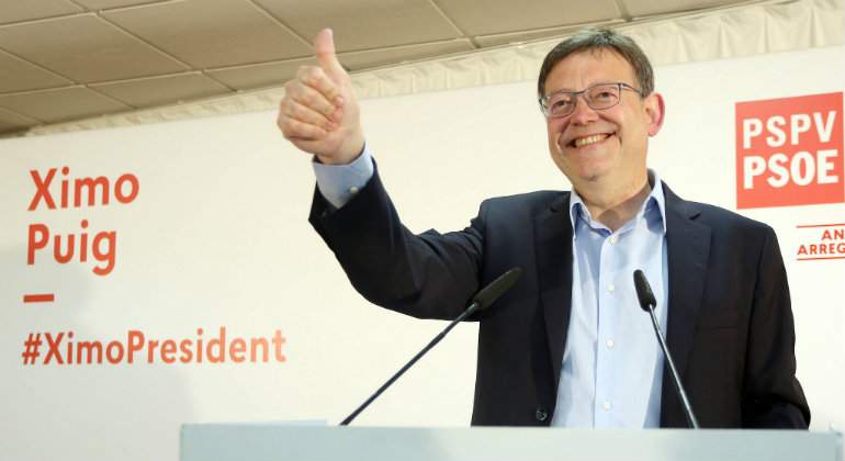 Ximo Puig en campaa electoral EFE