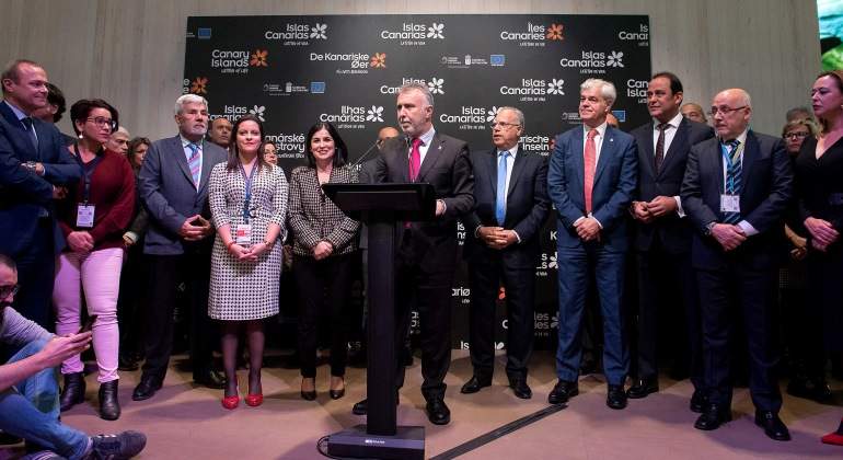 El presidente de Canarias ngel Vctor Torres es un evento
